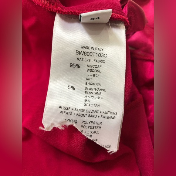 NWT Givenchy Lace Red Top - Picture 4 of 4